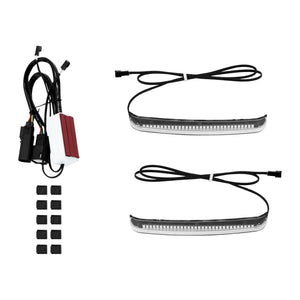 Feux LED d'accent de sacoche à défilement (stop/clignotant) pour Harley CVO Touring, Electra Glide, Road Glide Ultra... - vue 3
