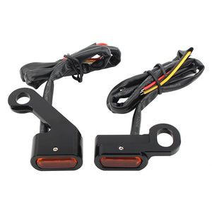 Mini clignotants LED de guidon pour Harley Softail - vue 8