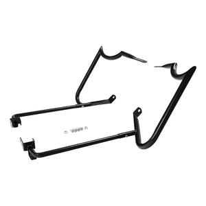 Support noir de protection de sacoche Harley Touring - vue 1