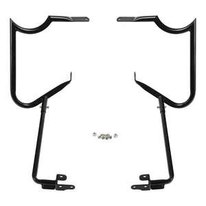 Support noir de protection de sacoche Harley Touring - vue 2