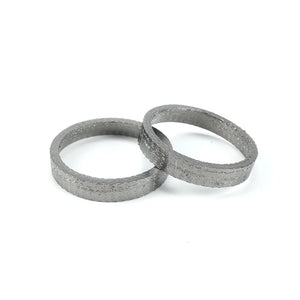 Kit brides d'échappement chromées pour Harley Big Twin Sportster - vue 3