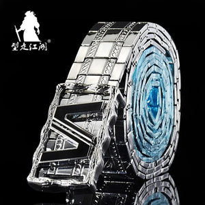 Ceinture homme en métal acier inoxydable - vue 4