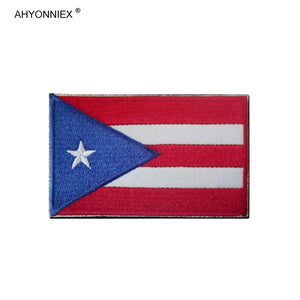 Écusson brodé drapeau de pays d'Amérique avec fixation velcro - vue 14