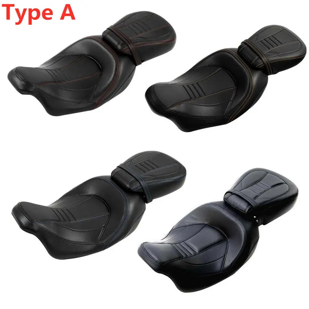 Selle biplace surbaissée TCMT pour Harley-Davidson Touring (2009-2022)