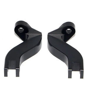 Kit de fixation repose-pieds passager arrière en aluminium pour Harley-Davidson Touring, Street Electra Glide, Road King – photo 5/9