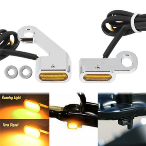 Clignotant LED ambre monté sur une Harley-Davidson Touring - vue 8