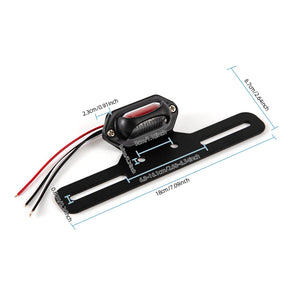 Feu arrière LED avec éclairage de plaque pour Harley custom - vue 6