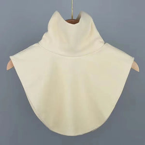 Faux col tricoté noir effet col roulé pour femme - vue 5