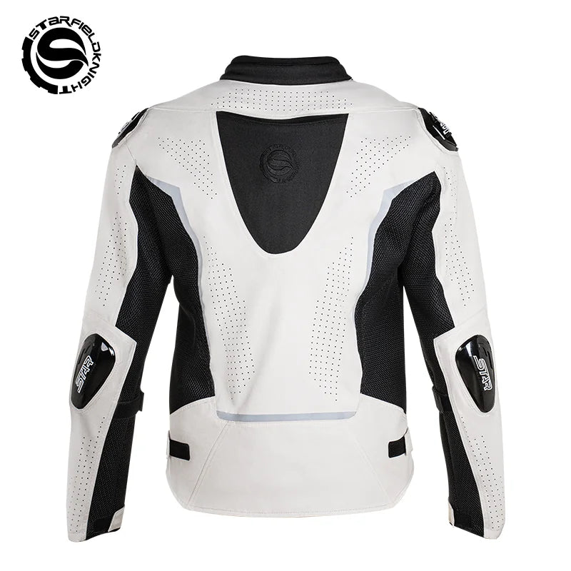 Blouson moto été en mesh respirant - vue 2