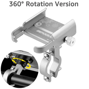Support téléphone moto/vélo rotatif 360° pour smartphones 4,7 à 7 pouces – fixation guidon aluminium - vue 11