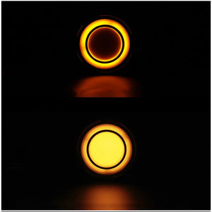 Inserts de clignotants LED à halo pour Harley Touring Softail Dyna - vue 4