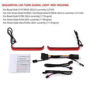 Feux LED de Sacoches Arrière avec Clignotant Intégré (Filler Panel Light) - Harley-Davidson Road Glide/Street Glide 121 CVO/ST, 117, Ultra – photo 7/12