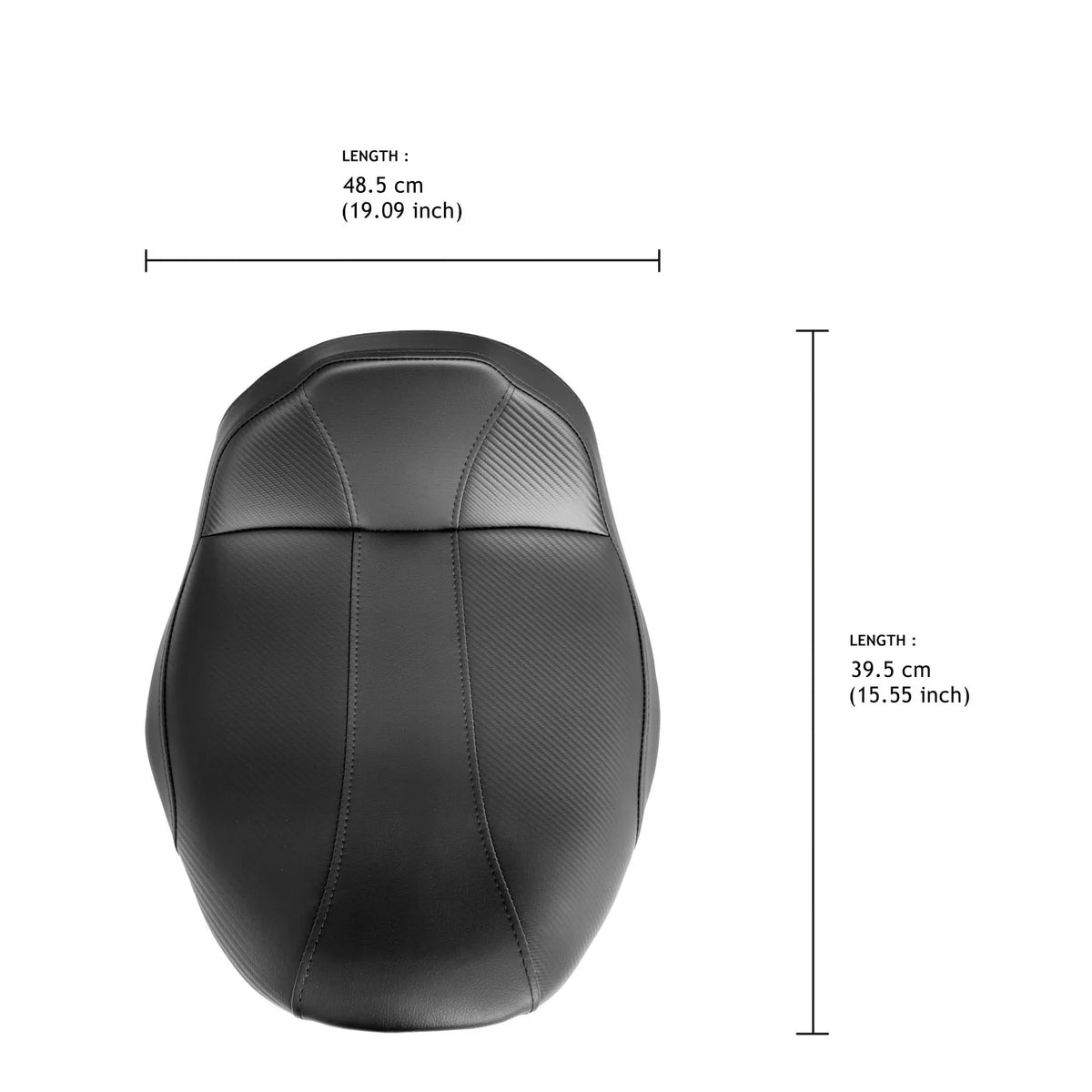 Selle solo look carbone style CVO pour Harley-Davidson Touring (2023.5-2026)
