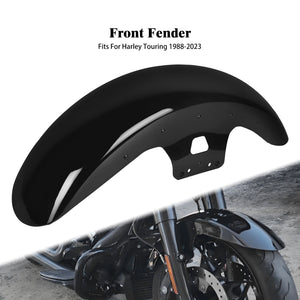 Garde-boue avant 19'' enveloppant en acier pour Harley-Davidson Touring - Electra Glide, Street Glide, Road King FLHTK 1988-2023 – photo 1/7