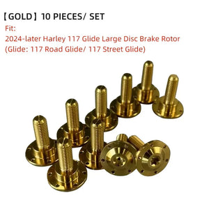 Kit de Boulons de Disque de Frein Avant en Titane pour Harley Touring 2014-2024 – photo 9/12