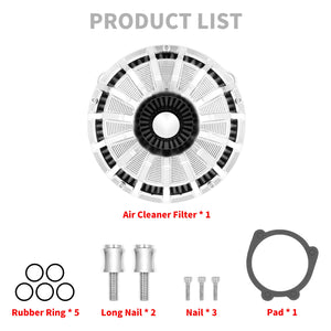 Filtre à Air Chromé - Harley-Davidson Touring, Road Glide FLHR, Softail, Dyna, Fat Boy, Sportster XL 883/1200 – photo 5/10