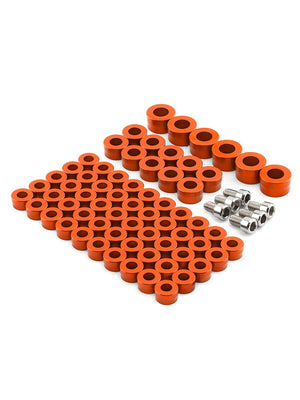Kit de 66 caches de vis en aluminium pour Harley - vue 3