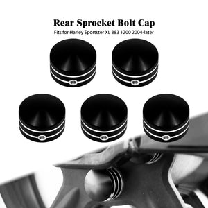 Caches de boulons de couronne pour Harley Sportster et Softail - vue 7