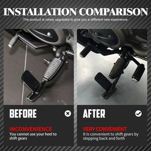 Levier de sélecteur talon-pointe avec repose-pieds en aluminium - Harley Sportster Nightster RH975 2022-2024 – photo 4/7
