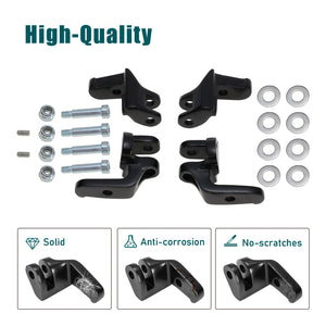 Support de déport de marchepied conducteur pour Harley-Davidson Touring Road Glide, Electra Glide, Street Glide, Road King 1997-2016 – photo 4/7