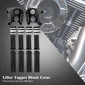 Kit de caches de tiges et blocs de poussoirs pour Harley Twin Cam - vue 6