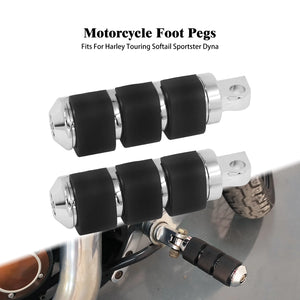Repose-pieds (footpegs) universels pour Harley-Davidson 1984-2025 à embase mâle – photo 1/7