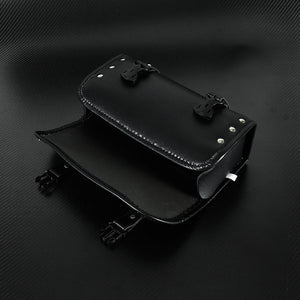 Sacoche Latérale de Selle Noire/Marron (Tool Bag) - Harley-Davidson Touring, Softail, Sportster, Dyna – photo 3/8