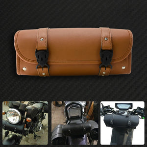 Sacoche Latérale de Selle Noire/Marron (Tool Bag) - Harley-Davidson Touring, Softail, Sportster, Dyna – photo 8/8