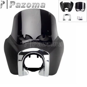 Carénage de phare avec pare-brise pour moto Harley Softail - vue 10