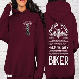 Sweat à capuche biker citation motard - vue 3