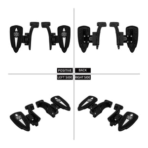 Marche-pieds passager noir et chromé pour moto Indian - vue 4