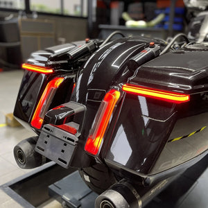 Feux LED de Sacoches Arrière avec Clignotant Intégré (Filler Panel Light) - Harley-Davidson Road Glide/Street Glide 121 CVO/ST, 117, Ultra – photo 3/12