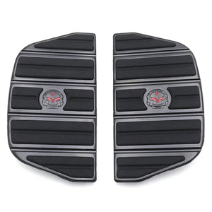 Kit d'inserts de repose-pieds passager motif tête de mort - Harley Touring/Softail Fat Boy – photo 7/7