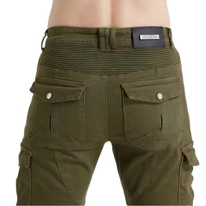 Pantalon Moto Homme Noir Protections Amovibles Toutes Saisons - vue 3