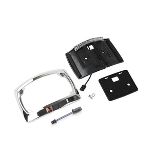 Kit de Relocalisation de Plaque d'Immatriculation LED, Cadre Incurvé - Harley-Davidson CVO Electra Glide, Road Glide, Road King 2009-2022 – photo 7/8