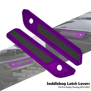 Levier de fermeture chromé pour sacoche rigide de moto Harley-Davidson - vue 7