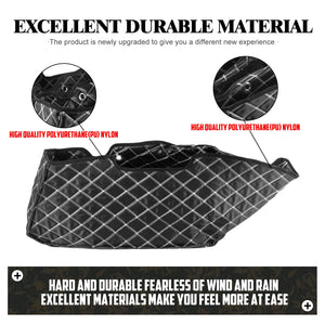 Doublure de sacoche noire avec surpiqûre pour Harley-Davidson Touring - vue 3