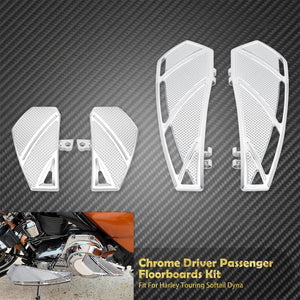 Repose-Pieds Avant/Arrière CNC (Floorboards) - Harley-Davidson Softail, Touring & Dyna – photo 7/8