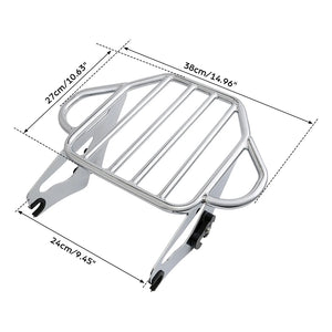 Porte-Bagages 2-Up Amovible pour Harley-Davidson Road King, Street Glide et Road Glide - vue 6