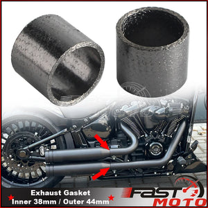 Joints de silencieux 38 x 44 mm pour Harley Sportster Softail - vue 1