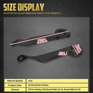 Support de fixation de carénage en aluminium pour Harley - vue 6