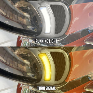 Feux LED d'accent de calandre phare, clignotant/veilleuse - Harley Touring FLTRX Road Glide 2015-2023 – photo 4/10
