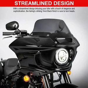 Ensemble carénage et pare-brise pour moto Harley Softail - vue 5
