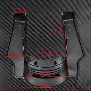 Extension de garde-boue arrière noir brillant pour Harley Touring - vue 3