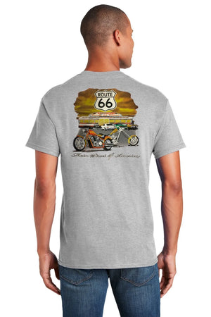 T-shirt Route 66 Main Street of America, Chopper - vue 5