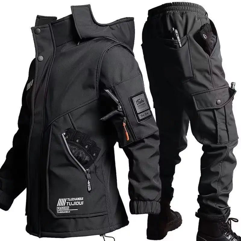 Blouson moto imperméable automne hiver - vue - vue 2