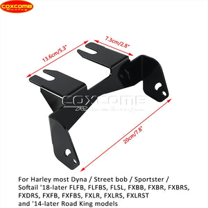 Support de fixation en acier noir pour phare additionnel Baja Designs LP9 sur Harley-Davidson - vue 6