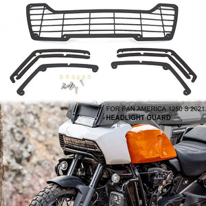 Grille de Protection de Phare Inox pour Harley Pan America 1250 / 1250 S – photo 1/9