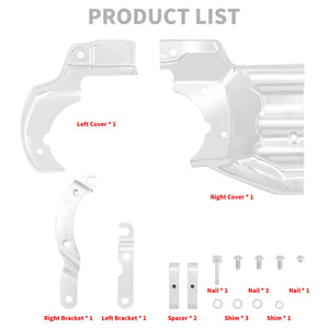 Cache d'Interface Moteur/Transmission Chromé CNC - Harley-Davidson Softail Deluxe, Fat Boy, Heritage, Slim, Deuce 2007-2017 – photo 6/7