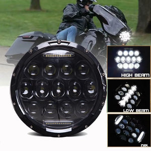 Phare LED 7 pouces pour Harley Touring - vue 4